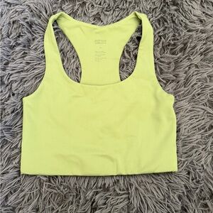 lime green sports bra